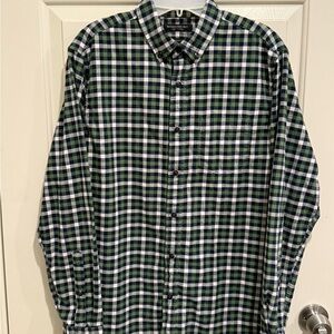 Banana Republic Luxe Flannel Camden Fit Button Down Shirt